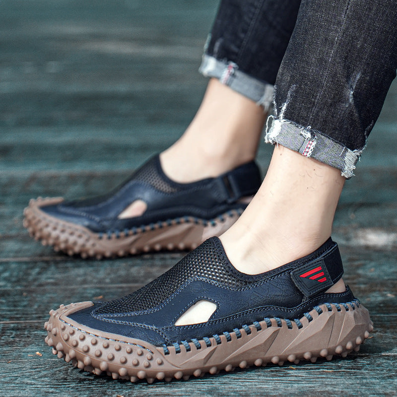 Men's Genuine Leather Sandals -Comfort & Style
