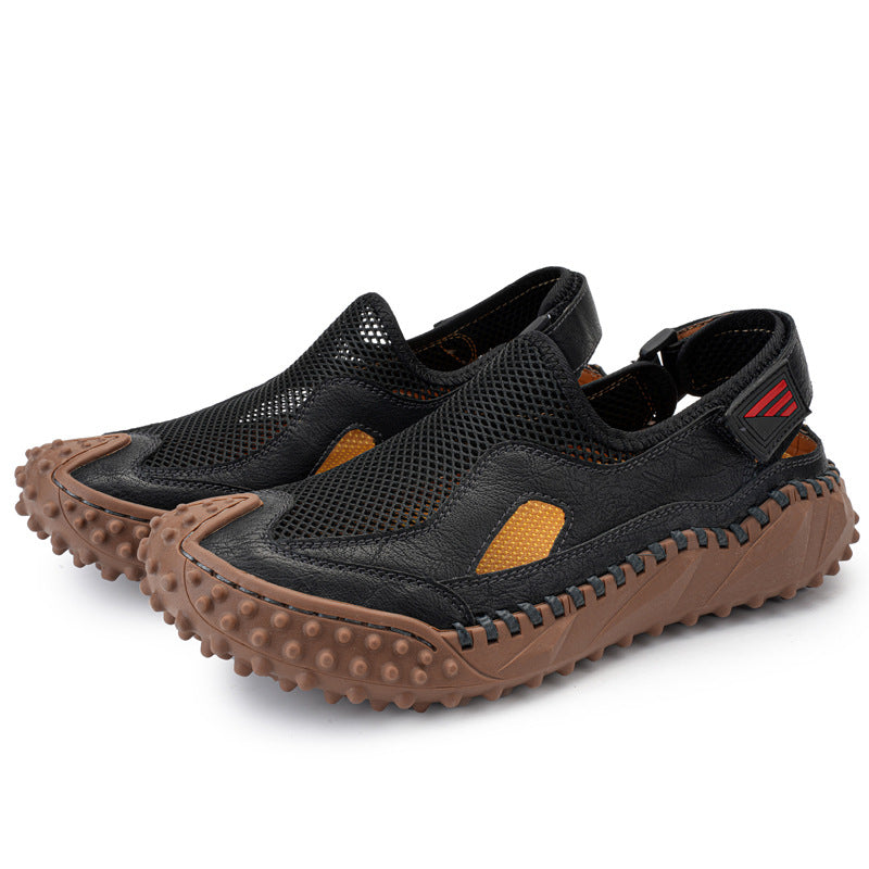 Men's Genuine Leather Sandals -Comfort & Style