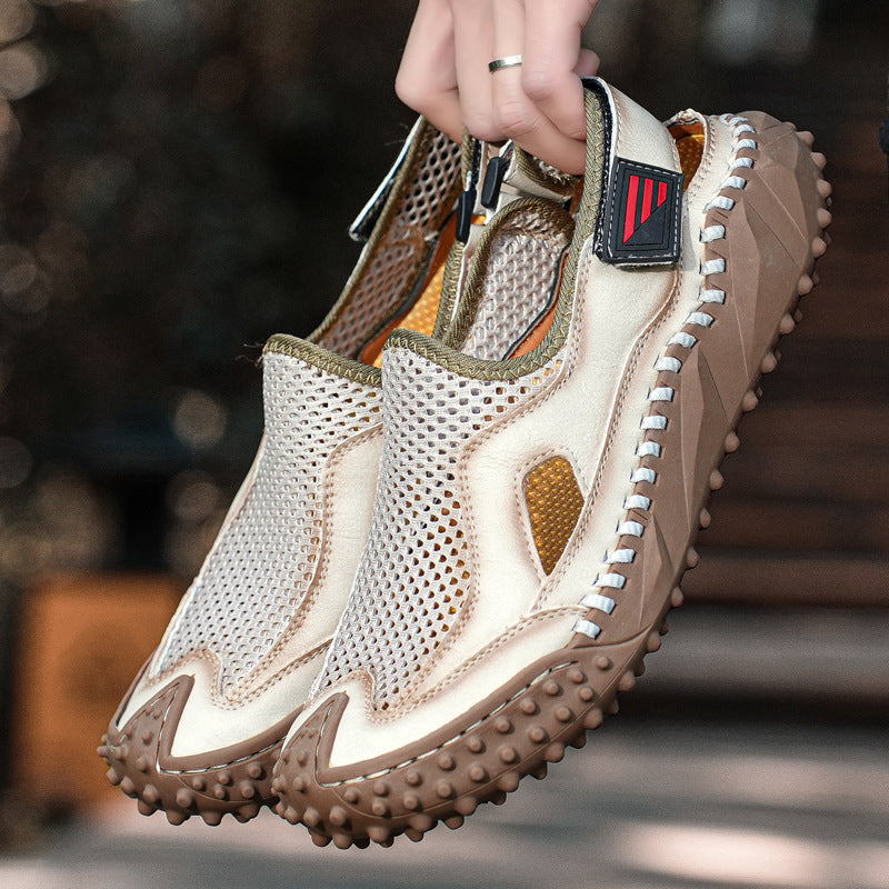 Men's Genuine Leather Sandals -Comfort & Style