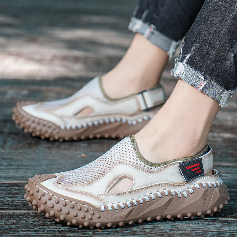 Men's Genuine Leather Sandals -Comfort & Style