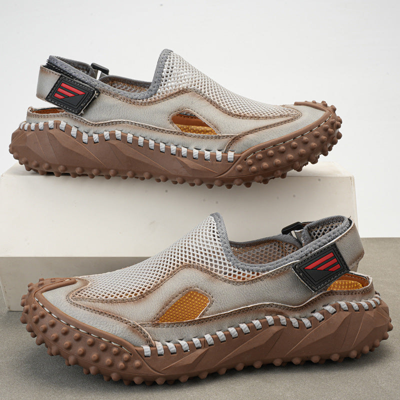 Men's Genuine Leather Sandals -Comfort & Style