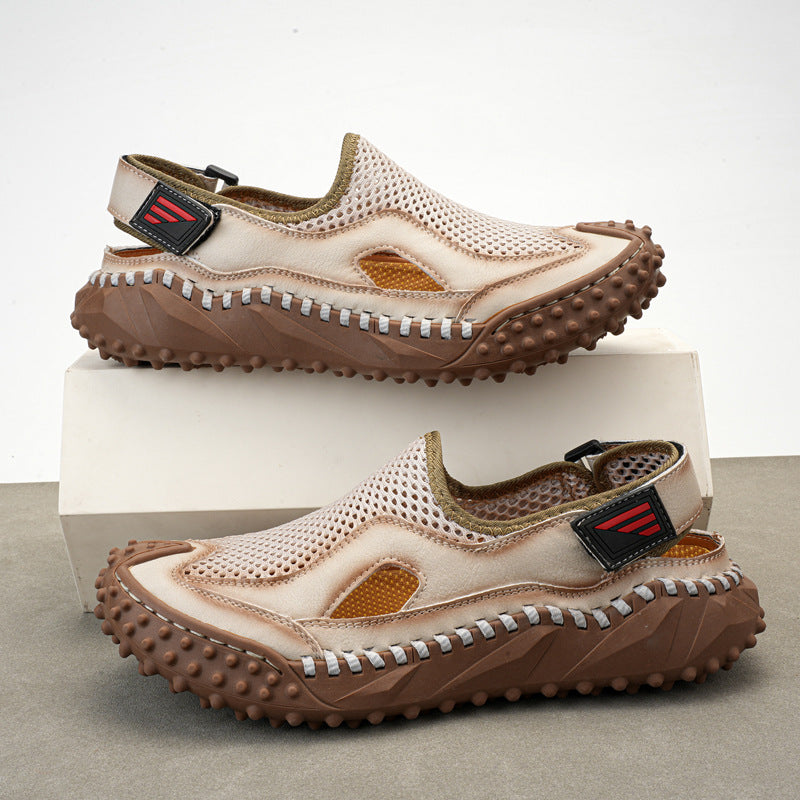 Men's Genuine Leather Sandals -Comfort & Style