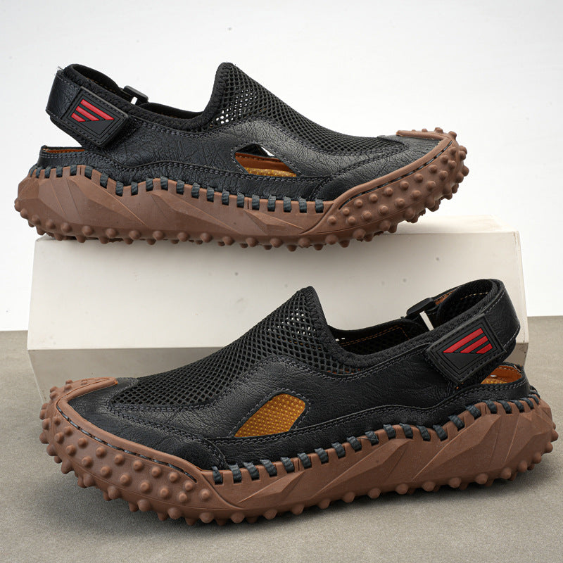Men's Genuine Leather Sandals -Comfort & Style