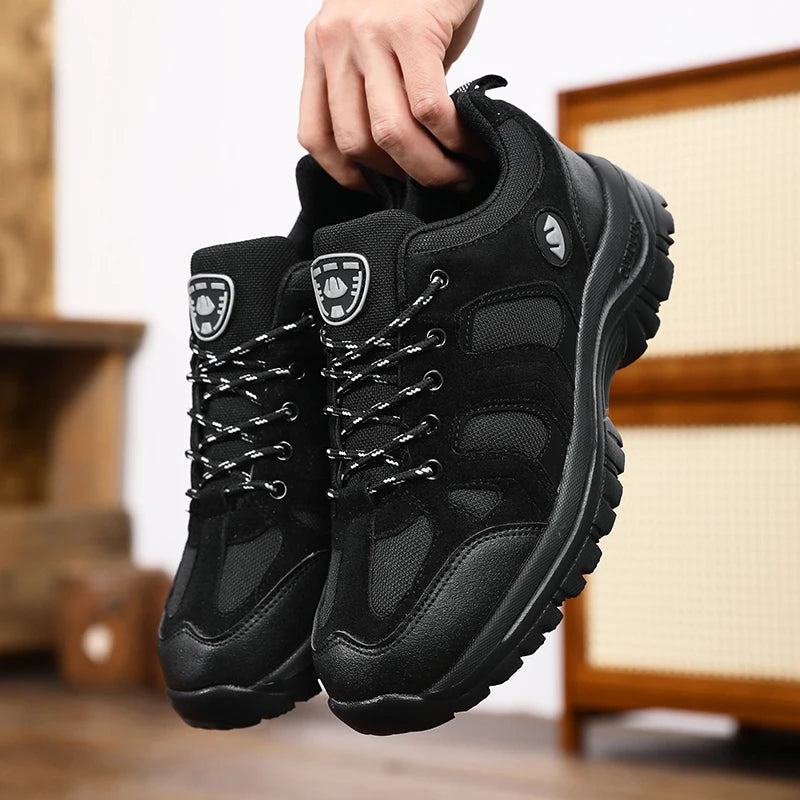 Outdoor Hiking Shoes for Men Anti Slip Wear-resistant Hiking Sneakers Comfortable Breathable Durable Camping Mens Shoes