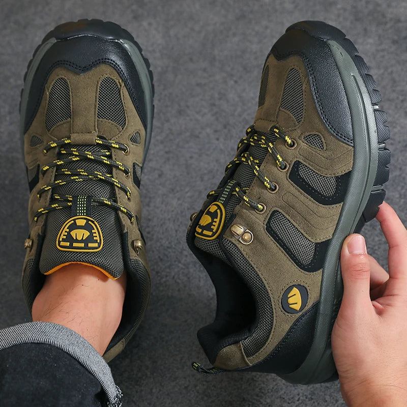 Men’s waterproof Hiking shoes-Lightweight Anti-Slip Outdoor Sneakers
