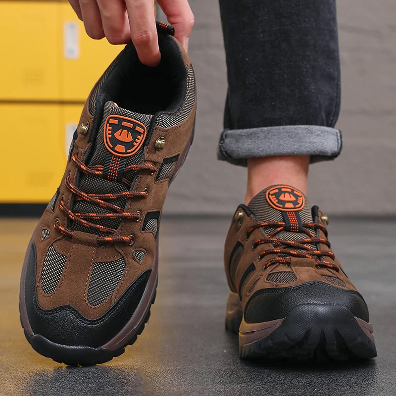 Men’s waterproof Hiking shoes-Lightweight Anti-Slip Outdoor Sneakers
