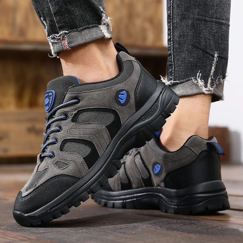 Outdoor Hiking Shoes for Men Anti Slip Wear-resistant Hiking Sneakers Comfortable Breathable Durable Camping Mens Shoes