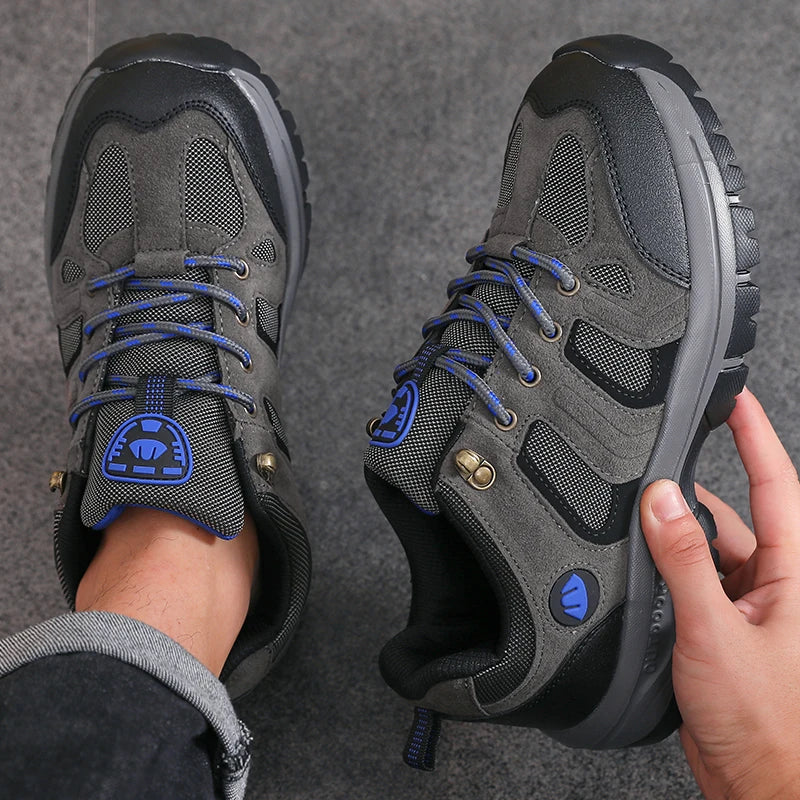 Men’s waterproof Hiking shoes-Lightweight Anti-Slip Outdoor Sneakers