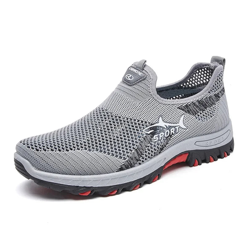 Men’s Breathable Hiking Sneakers-Lightweight Air Mesh walking shoes