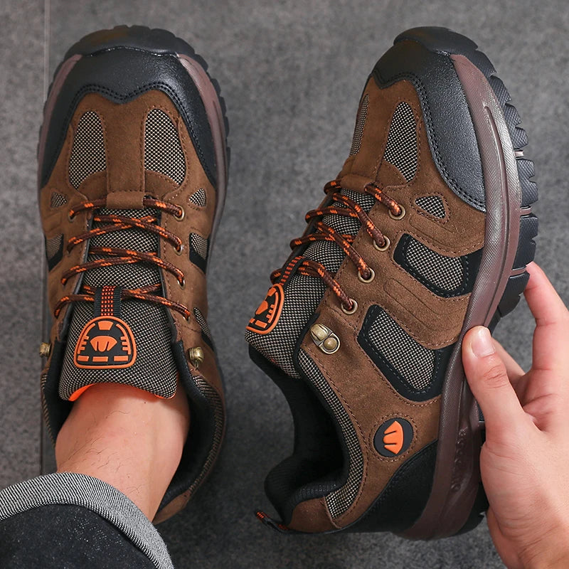 Men’s waterproof Hiking shoes-Lightweight Anti-Slip Outdoor Sneakers