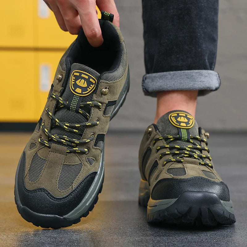 Men’s waterproof Hiking shoes-Lightweight Anti-Slip Outdoor Sneakers